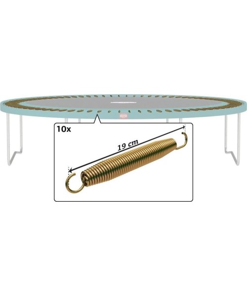 Trampoline Springs BERG: Spyruoklės Berg Favorit-Goldspring Solo, 10vnt.