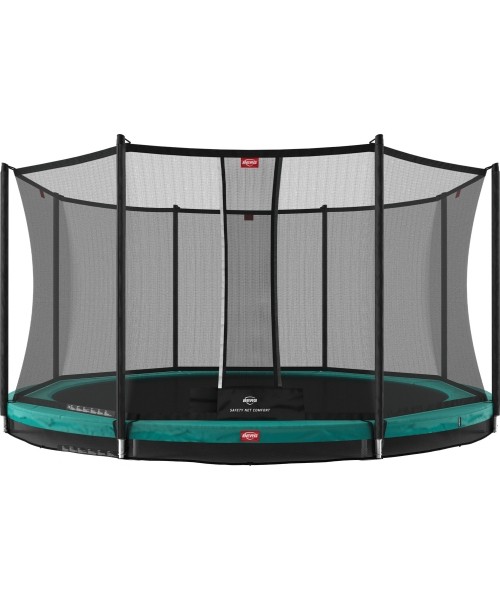 In-ground trampolines BERG: Trampoline BERG InGround Favorit Green 380 + Safety Net Comfort