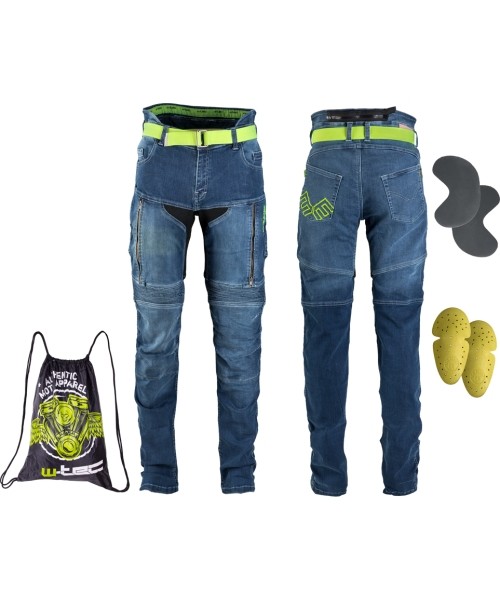 Women's Motorcycle Jeans W-TEC: Moteriški moto džinsai W-Tec Ekscita