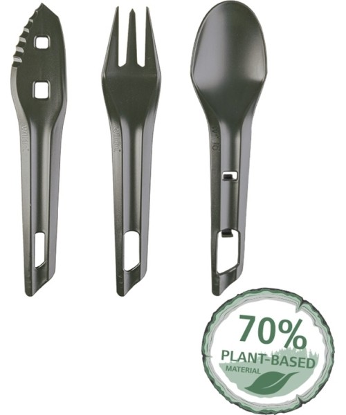 Stalo įrankiai MIL-TEC: OD THE OCYS (OUTDOOR CUTLERY SET) WILDO®