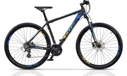 Dviračiai jaunimui ir suaugusiems : Dviratis Cross GRX 8 29" dydis 20" (51cm), juodas/mėlynas