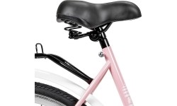 Dviračiai jaunimui ir suaugusiems : Dviratis AZIMUT Retro 28" 2023 light pink