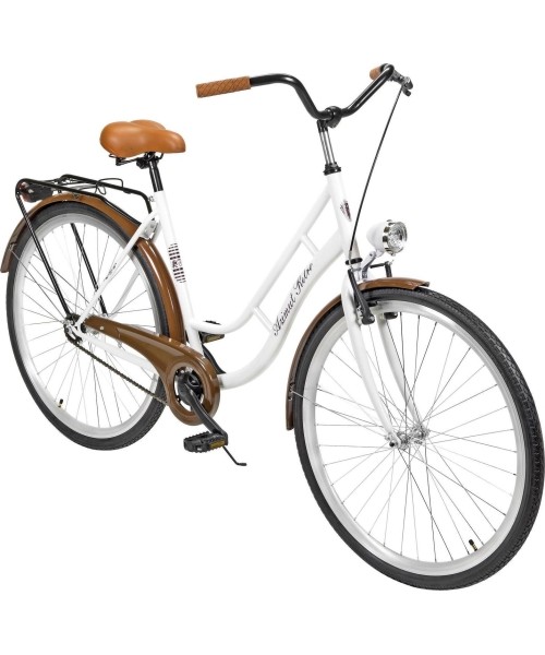 City Bikes : Dviratis AZIMUT Retro 28" 2023 white