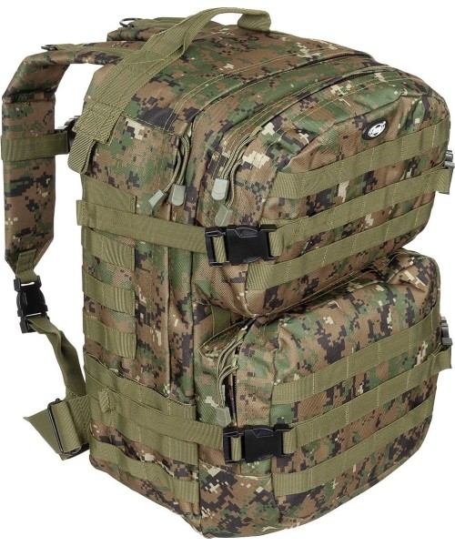 Turistinės kuprinės ir krepšiai : Kuprinė MFH Assault II, Digital Woodland, 40l