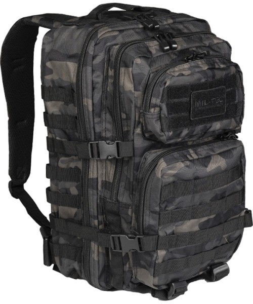 Outdoors Backpacks MIL-TEC: DARK CAMO BACKPACK US ASSAULT LARGE