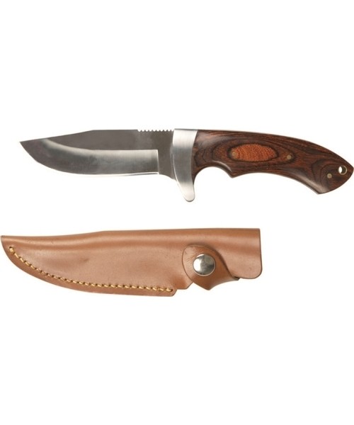 Medžiokliniai ir išgyvenimo peiliai MIL-TEC: HUNTING KNIFE WITH WOODEN HANDLE