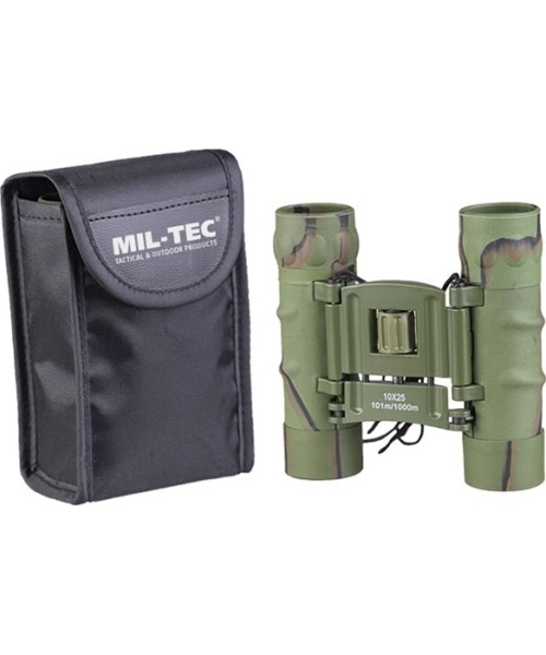 Camping Accessories MIL-TEC: CAMO GEN.II COLLAPSIBLE BINOCULAR 10X25