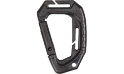 Survival Tools and Kits MIL-TEC: BLACK TACTICAL KARABINER MOLLE (2 PCS./BLISTER)