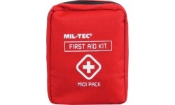 Camping Accessories MIL-TEC: RAUDONA PIRMOSIOS PAGALBOS MIDI PAKUOTĖ