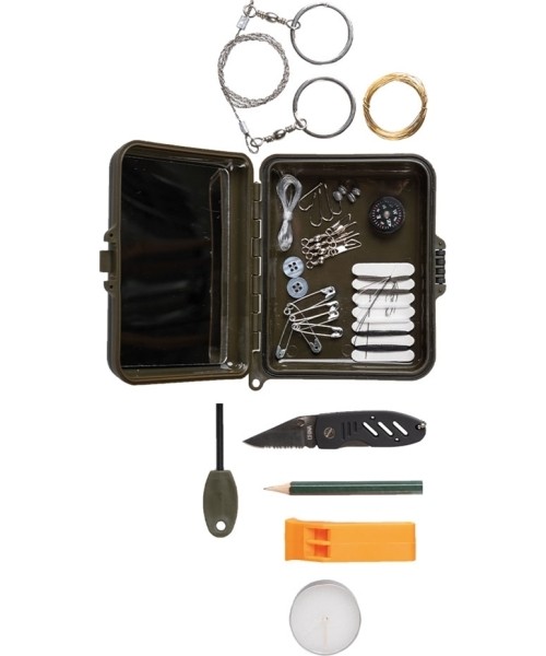 Survival Tools and Kits MIL-TEC: SURVIVAL KIT BOX