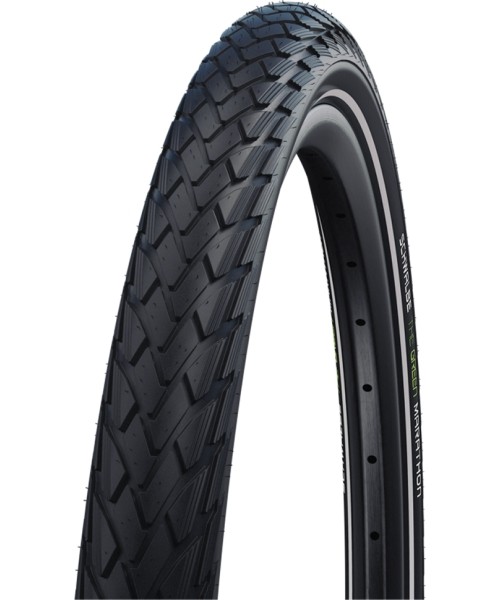 Aksesuarai bei priedai dviračiams : Padanga Schwalbe 26x2.00 (50-559) MARATHON BLACK/REFLEX HS620