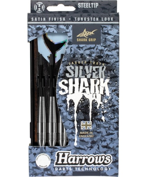 Darts Harrows: Harrows Silver Shark strėlės 23 gramai