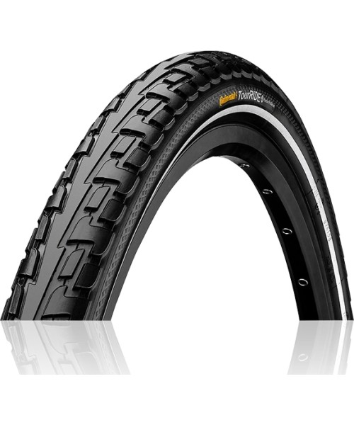 Aksesuarai bei priedai dviračiams : "Ride Tour" padanga 26x1.75 Black Refl Wire