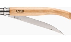Medžiokliniai ir išgyvenimo peiliai Opinel: Kišeninis peilis plonais ašmenimis Opinel Nr.15 Buko rankena