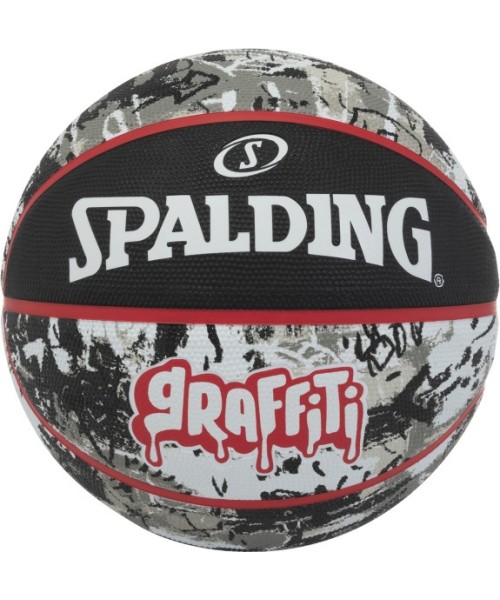 Krepšinio kamuoliai Spalding: BASKETBALL SPALDING RED GRAFFITI (7 DYDIS)