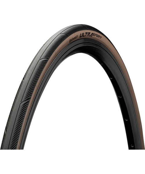 Aksesuarai bei priedai dviračiams : Ultra Sport III padanga 28-622/ 700x28C Blk/Brown Fold