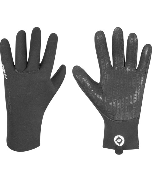 Gloves & Helmets & Accessories : Pirštinės FORCE Rainy (juodos) XXL