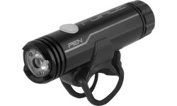 Aksesuarai bei priedai dviračiams : Priekinis žibintas Force Pen, 200lm, 1LED, USB, Black