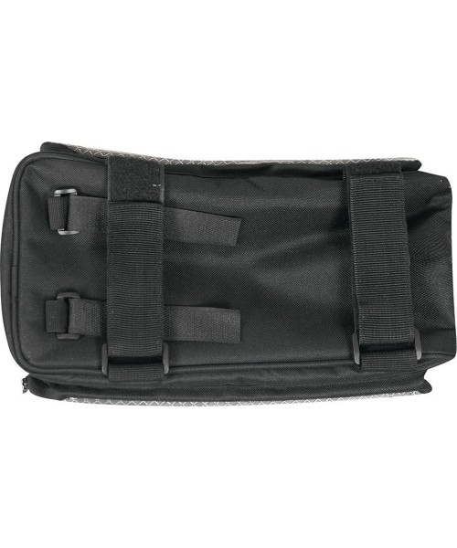 Gloves & Helmets & Accessories : Dviračio krepšys ant bagažinės FORCE SLIM, juodas, 9l