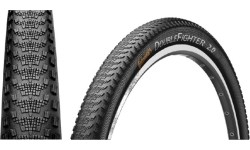 Aksesuarai bei priedai dviračiams : Padanga 28" Continental Double Fighter III Sport 37-622 Reflex