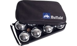 Aktyvaus laisvalaikio žaislai Buffalo: Petankės rinkinys Buffalo, 8 metaliniai kamuoliukai