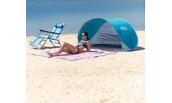 Tents Nils Camp: Išskleidžiama paplūdimio palapinė Nils Camp NC3174, pilka/turkio