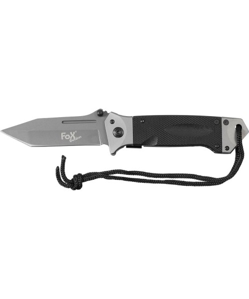 Hunting and Survival Knives FoxOutdoor: Peilis FoxOutdoor, juodas, G10 rankena