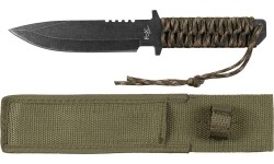Medžiokliniai ir išgyvenimo peiliai FoxOutdoor: Peilis FoxOutdoor Camo, fiksuota geležtė