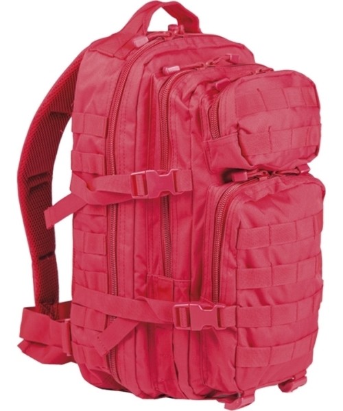 Turistinės kuprinės ir krepšiai MIL-TEC: SIGNAL RED BACKPACK US ASSAULT SMALL