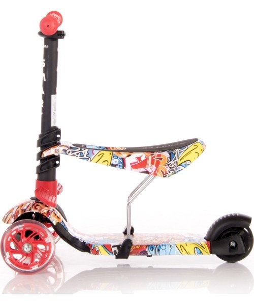 Children's Scooters : Vaikiškas paspirtukas Lorelli Smart Graffiti