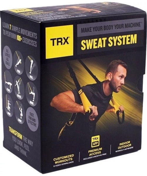 Suspension Trainers TRX: Funkcinių diržų treniruoklis TRX Sweat