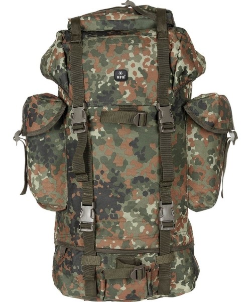 Turistinės kuprinės ir krepšiai MFH: Kuprinė MFH, BW Camo, 65l