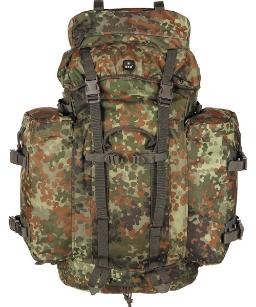 Turistinės kuprinės ir krepšiai MFH: Kuprinė MFH Mountain, BW Camo, 80l