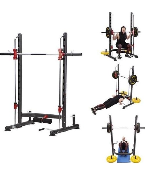 Štangų ir pritupimų stovai HMS: ATLAS X3 SMITH MACHINE HMS