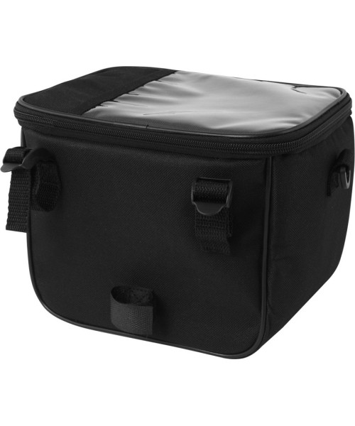 Aksesuarai bei priedai dviračiams : Dviračio krepšys ant vairo Force Cube, 4.5l, juodas