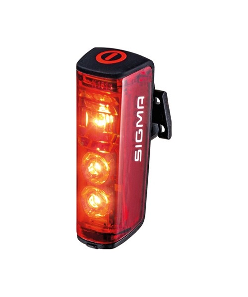 Aksesuarai bei priedai dviračiams : Galinė lempa Sigma Blaze RL LED + Brake Light USB