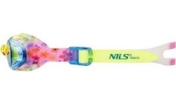 Diving Goggles & Masks : NQG170FAF BLUE FLOWERS JUNIOR AKINIAI NILS AQUA