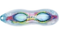 Diving Goggles & Masks : NQG170FAF BLUE FLOWERS JUNIOR AKINIAI NILS AQUA