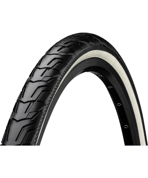 Aksesuarai bei priedai dviračiams : Padanga 28" Continental Ride City 47-622 black/white