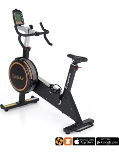Dviračiai treniruokliai inSPORTline: Spiningo dviratis inSPORTline CycleAir