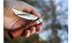 Hunting and Survival Knives Opinel: Peilis Opinel Nr.8 Afrikos koralmedžio rankena