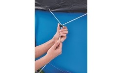 Towables Jobe Bestway: "Bestway Flowclear" dangtis baseinui 457 cm