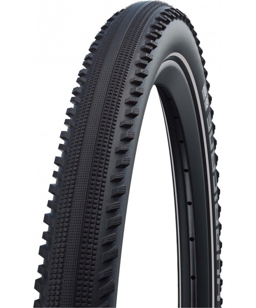 Aksesuarai bei priedai dviračiams : Padangos SCHWALBE HURRICANE DD ADDIX RACEGUARD BLACK/REFLEX 29X2.40 (62-622)