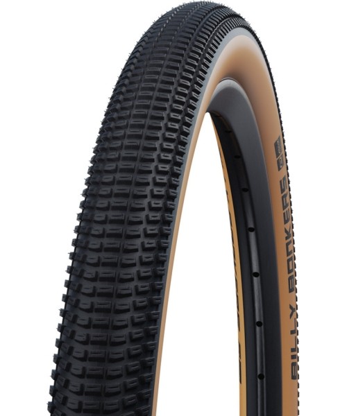 Aksesuarai bei priedai dviračiams : Padangos SCHWALBE 20X2.00 (50-406) BILLY BONKERS BRONZE SIDEWALL PERFORMANCE FOLDING