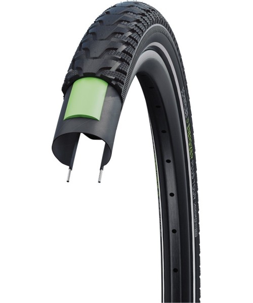 Aksesuarai bei priedai dviračiams : Padangos SCHWALBE ENERGIZER PLUS TOUR BLACK/REFLEX ADDIX-E HS485 700X38 (40-622)