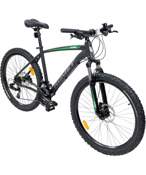 City Bikes Romet: Dviratis Romet ŽALGIRIS R6 black-green