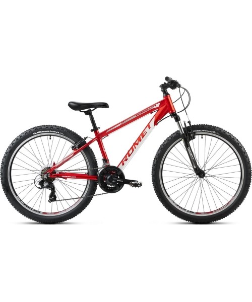 City Bikes Romet: Dviratis Romet Rambler R6.1 2024 red-white-grey