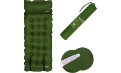 Inflatable Camping Mats Nils Camp: NC4018 TAMSIAI ŽALIAS SAVAIME PRIPUČIAMAS KILIMĖLIS NILS CAMP