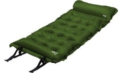 Inflatable Camping Mats Nils Camp: NC4018 TAMSIAI ŽALIAS SAVAIME PRIPUČIAMAS KILIMĖLIS NILS CAMP