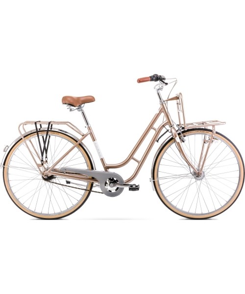 City Bikes Romet: Dviratis Romet Luiza Lux 26" 2023 beige